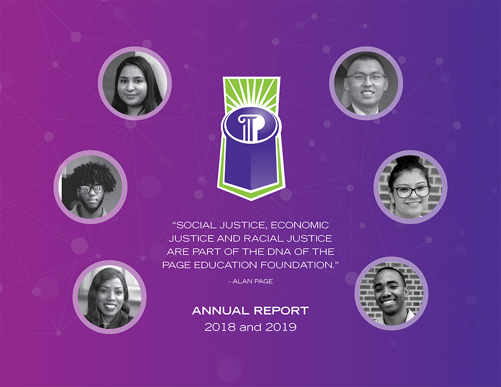 Page Education Foundation Community Report FY 2018 and 2019 Cover Photo