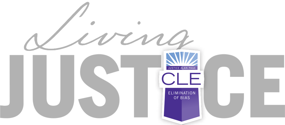 Living Justice CLE Logo Grey